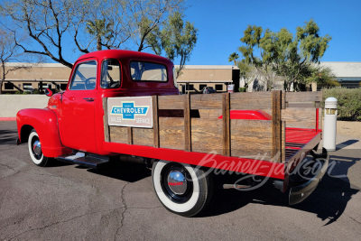 1950 CHEVROLET 3600 5-WINDOW FLATBED TRUCK - 9