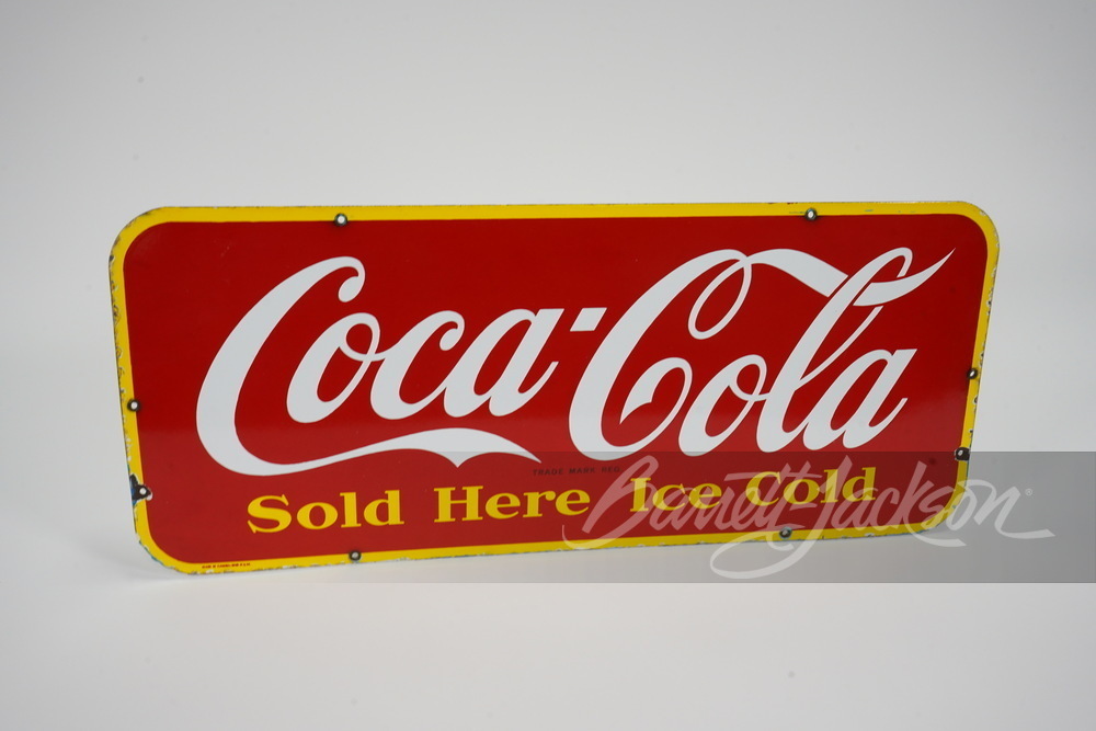 1950S COCA-COLA PORCELAIN SIGN