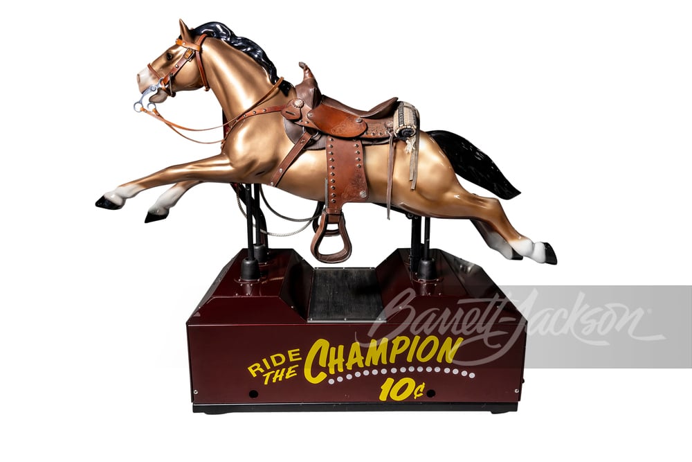 1950s CHAMPION HORSE COIN-OPERATED KIDDIE RIDE