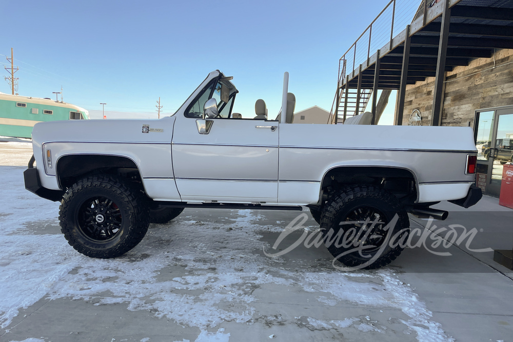 Lot 1595 1975 Chevrolet K5 Blazer Custom Suv Barrett Jackson