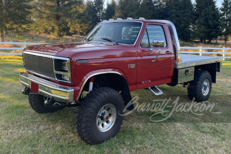 1986 FORD F-350 CUSTOM FLATBED TRUCK