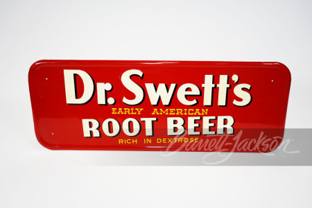 1950S DR. SWEET'S ROOT BEER TIN SIGN