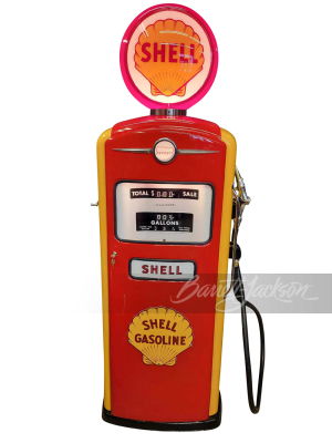 1948 SHELL OIL BENNETT MODEL #656 GAS PUMP