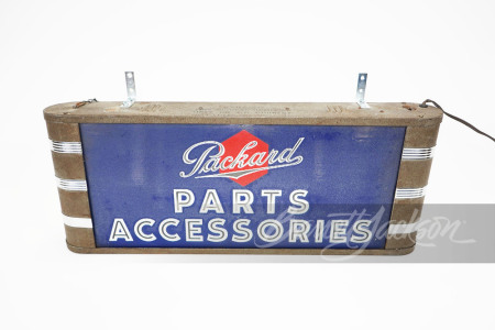 1930S PACKARD PARTS AND ACCESSORIES LIGHT-UP SIGN