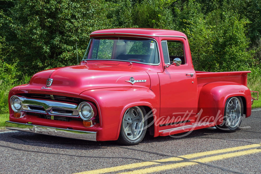 Lot 836 1956 FORD F-100 CUSTOM PICKUP | Barrett-Jackson