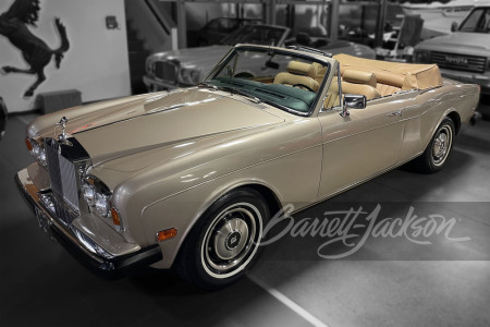 1983 ROLLS-ROYCE CORNICHE CONVERTIBLE