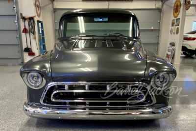 Lot 840 1957 CHEVROLET 3100 CUSTOM PICKUP | Barrett-Jackson