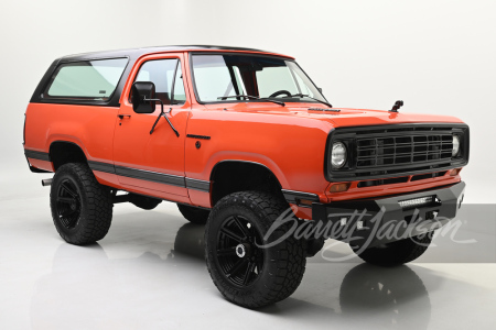 1976 DODGE RAMCHARGER CUSTOM SUV