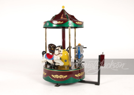 ADDENDUM - EXQUISITELY RESTORED ANIMAL CAROUSEL COIN-OPERATED KIDDIE RIDE.