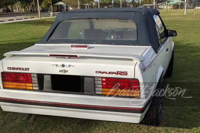 1987 CHEVROLET CAVALIER RS CONVERTIBLE - 2