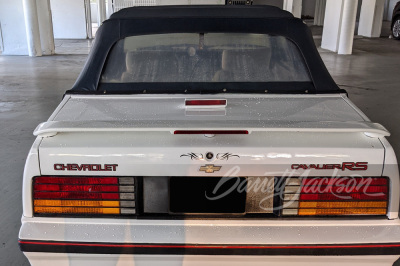 1987 CHEVROLET CAVALIER RS CONVERTIBLE - 8