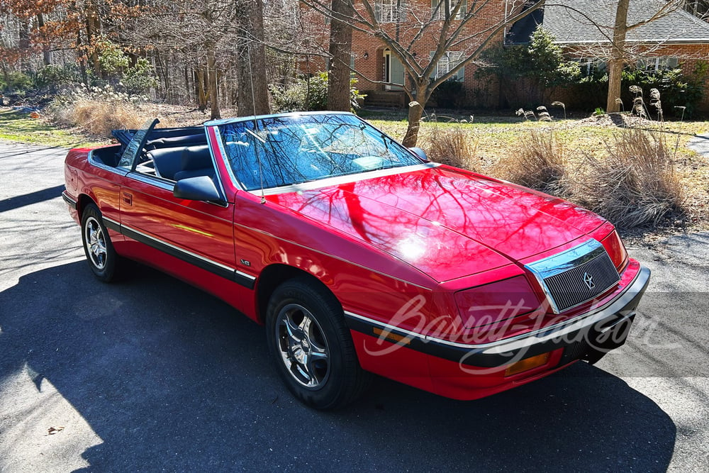 1992 CHRYSLER LEBARON LX CONVERTIBLE