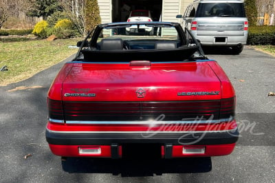 1992 CHRYSLER LEBARON LX CONVERTIBLE - 10