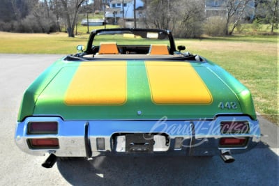 1971 OLDSMOBILE CUTLASS 442 CUSTOM CONVERTIBLE - 8