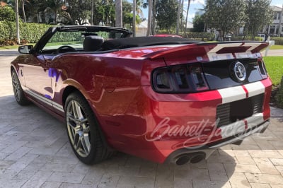 2013 FORD MUSTANG SHELBY GT500 CONVERTIBLE - 2