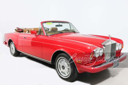 1986 ROLLS-ROYCE CORNICHE II CONVERTIBLE