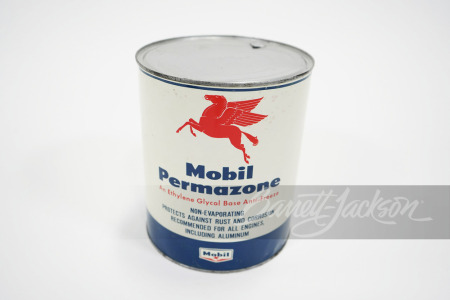 LATE 1950S MOBIL PERMAZONE ANTI-FREEZE 1-GALLON TIN