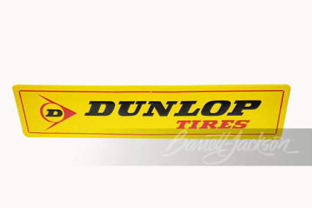 VINTAGE DUNLOP TIRES TIN GARAGE SIGN