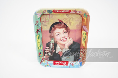 1950S COCA-COLA "LUCY" METAL TRAY