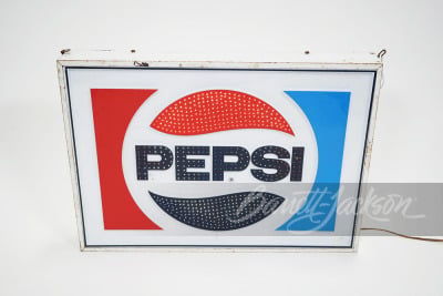 LATE 1970S-EARLY '80S PEPSI-COLA LIGHT-UP SIGN