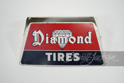 1940S DIAMOND TIRES METAL TIRE SIGN