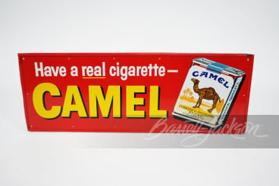 CIRCA 1960S CAMEL CIGARETTES TIN SIGN