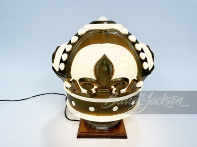 CIRCA 1930S-40S STANDARD GOLD CROWN GASOLINE GAS PUMP GLOBE