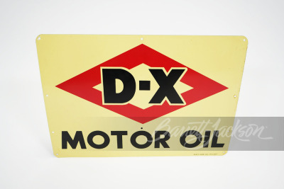 CONTINENTAL DX MOTOR OIL TIN SIGN