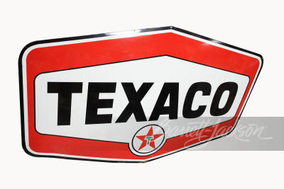 LARGE LATE 1950S-EARLY '60S TEXACO OIL PORCELAIN SIGN - 2