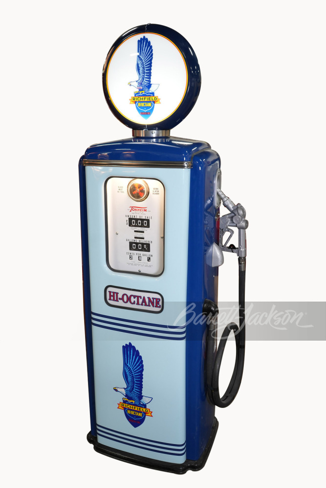 Lot 7278 EARLY 1950S RICHFIELD OIL TOKHEIM MODEL #39 GAS PUMP | Barrett ...