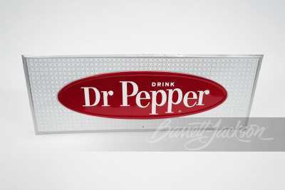 1960S DR PEPPER SODA EMBOSSED TIN SIGN