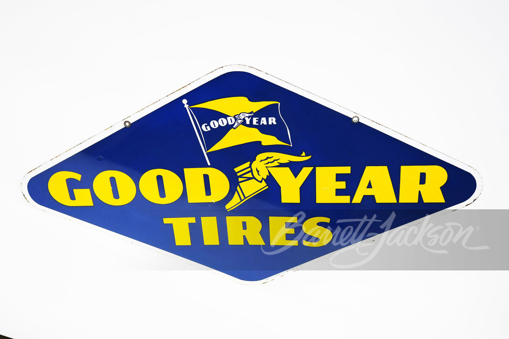 1949 GOODYEAR TIRES PORCELAIN SIGN