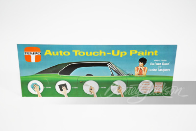 LATE 1960S TEMPO AUTO TOUCH-UP PAINT SIGN