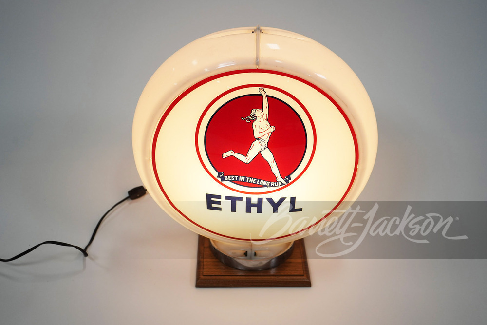 1940S MARATHON OIL ETHYL GASOLINE GAS PUMP GLOBE