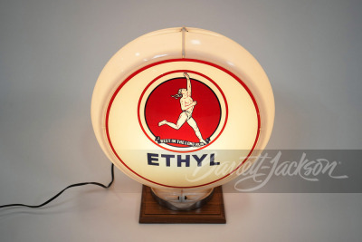 1940S MARATHON OIL ETHYL GASOLINE GAS PUMP GLOBE - 2