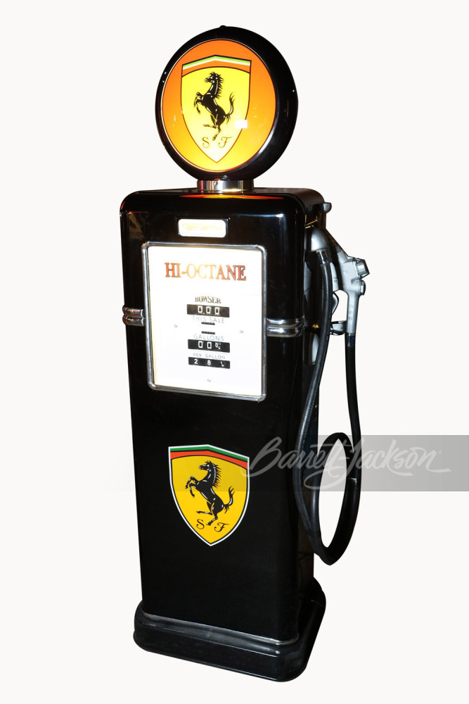 Lot 8281 1957 BOWSER GAS PUMP IN FERRARI REGALIA | Barrett