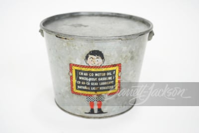 1920S ENARCO BLACK BEAUTY AXLE GREASE PAIL