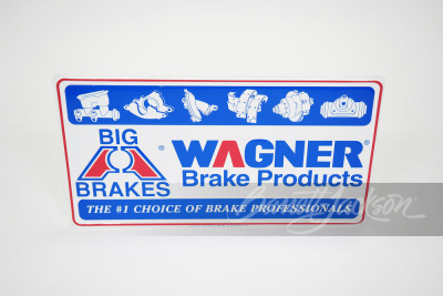 VINTAGE WAGNER BRAKE PRODUCTS EMBOSSED TIN SIGN