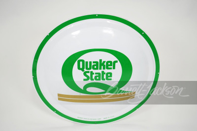 VINTAGE QUAKER STATE MOTOR OIL TIN SIGN