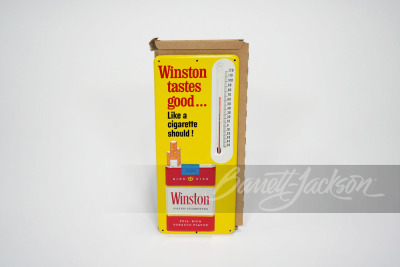 1960S WINSTON CIGARETTES TIN THERMOMETER