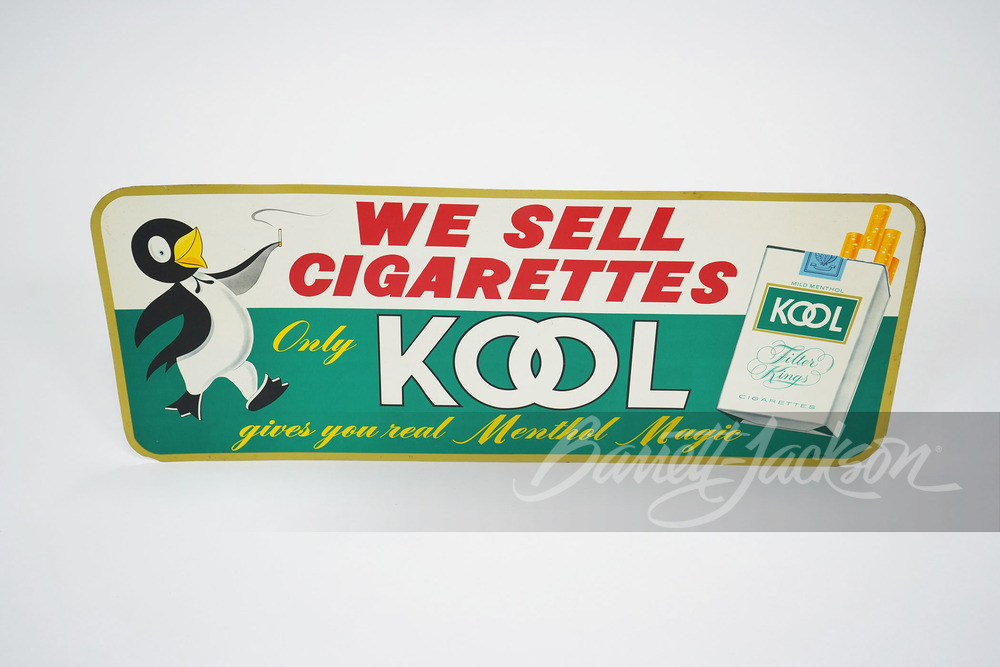 1960S KOOL CIGARETTES TIN SIGN