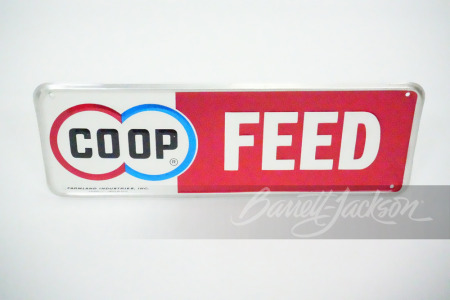 VINTAGE CO-OP FEED TIN SIGN