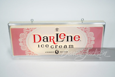 LATE 1960S DARLENE ICE CREAM LIGHT-UP SIGN