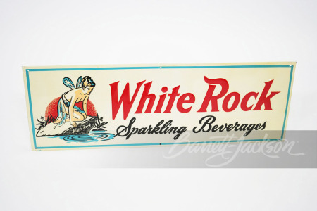 1930S WHITE ROCK SODA TIN SIGN