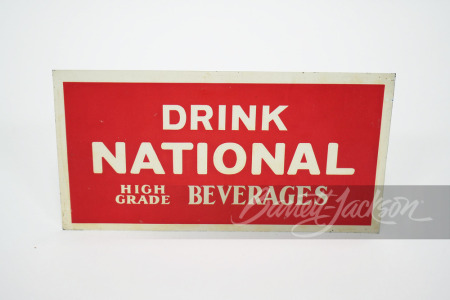 CIRCA 1930S-40S NATIONAL BEVERAGES TIN SIGN