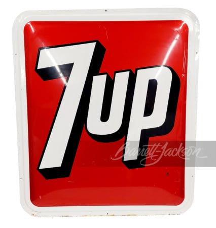 1973 7UP SODA TIN SIGN