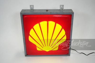 VINTAGE SHELL OIL LIGHT-UP SIGN