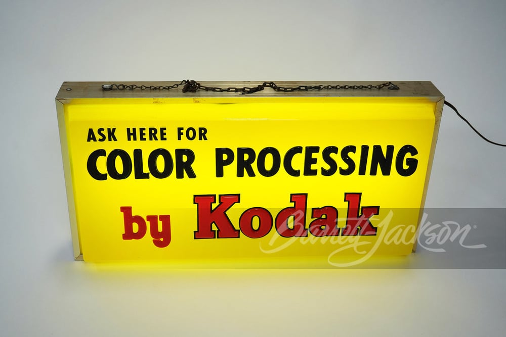 1960S KODAK COLOR PROCESSING LIGHT-UP SIGN