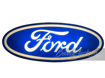 VINTAGE FORD AUTOMOBILES LIGHT-UP SIGN