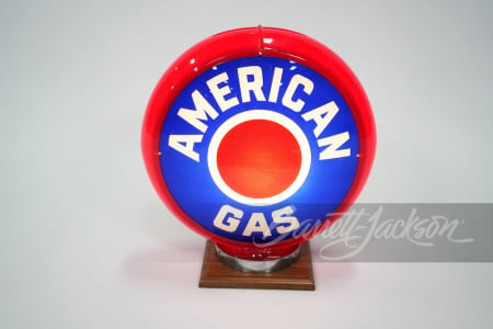 CIRCA 1940S AMERICAN GAS PUMP GLOBE